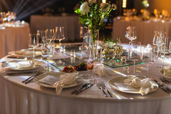 banquet setting