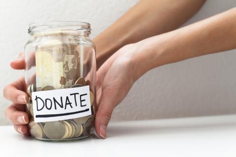 Donation jar